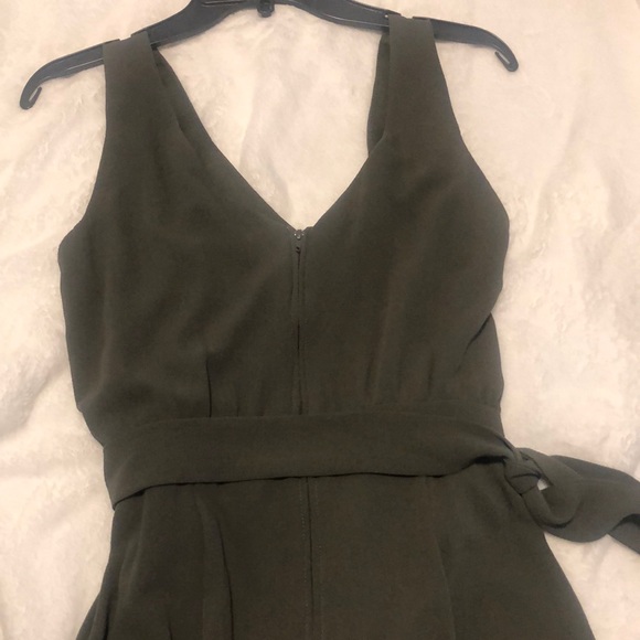 Olive green jumpsuit with pockets - Picture 6 of 6